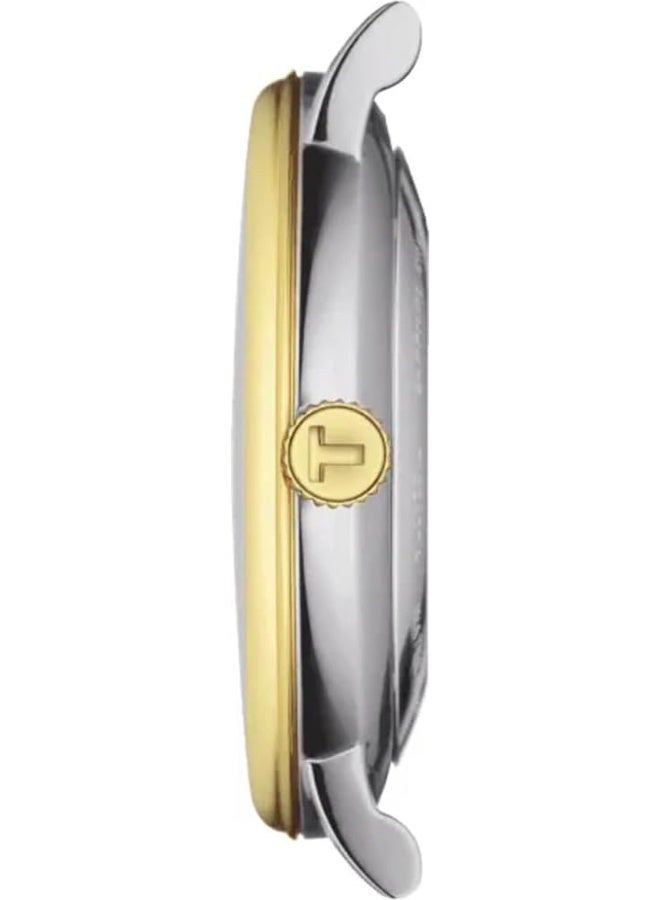 TISSOT Analogue Classic Silver Strap Men's Wrist Watches - T122.407.22.031.01 - Image 3