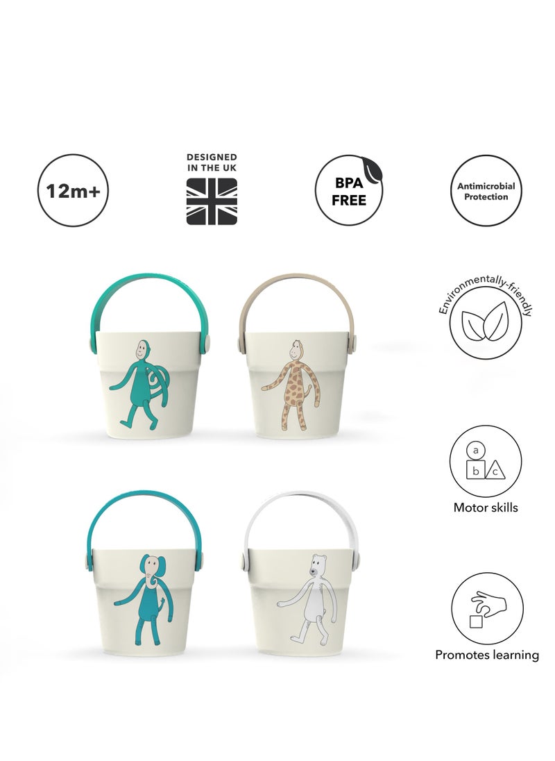 MATCHSTICK MONKEY - Bathtime Set Buckets - Image 1