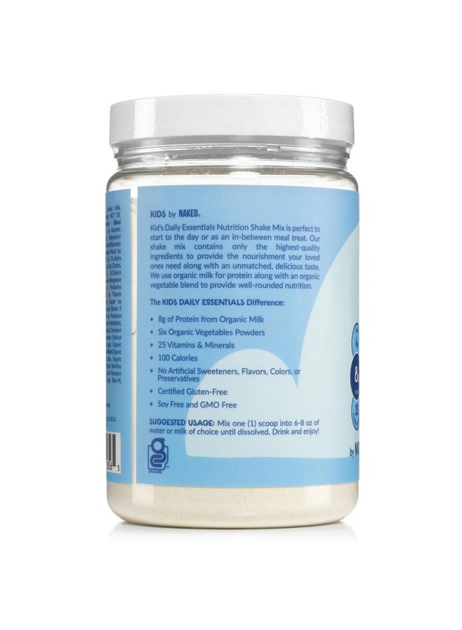 NAKED nutrition Vanilla Kids Daily Essentials, Kids Protein Shake Made With Organic Milk, 6 Organic Vegetables, 25 Vitamins and Minerals, No Artificial Sweeteners, Flavors, Colors or Preservatives - Image 4