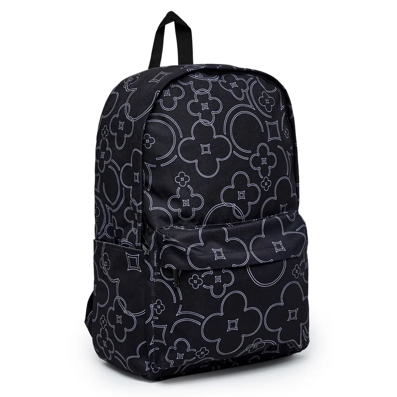 كوتون Koton Kids Monogram Debossed Zippered School Bag