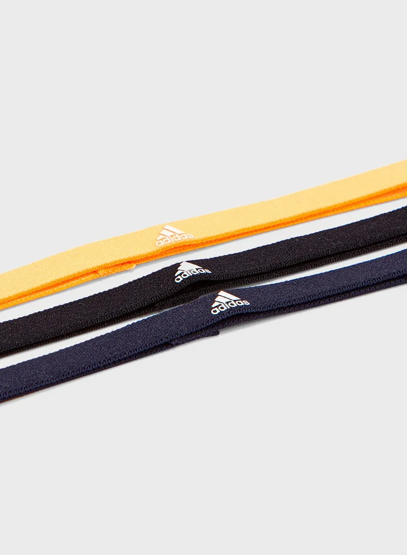 Adidas 3 Pack Logo Headband