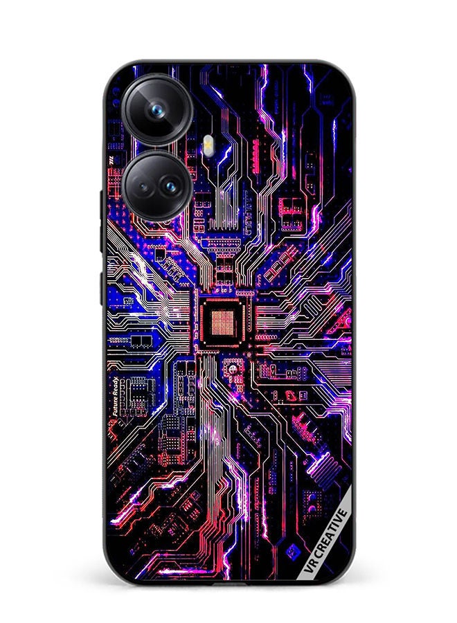 VR CREATIVE Protective Case Cover For Realme 10 Pro Plus Techno Color Design Multicolour - Image 1