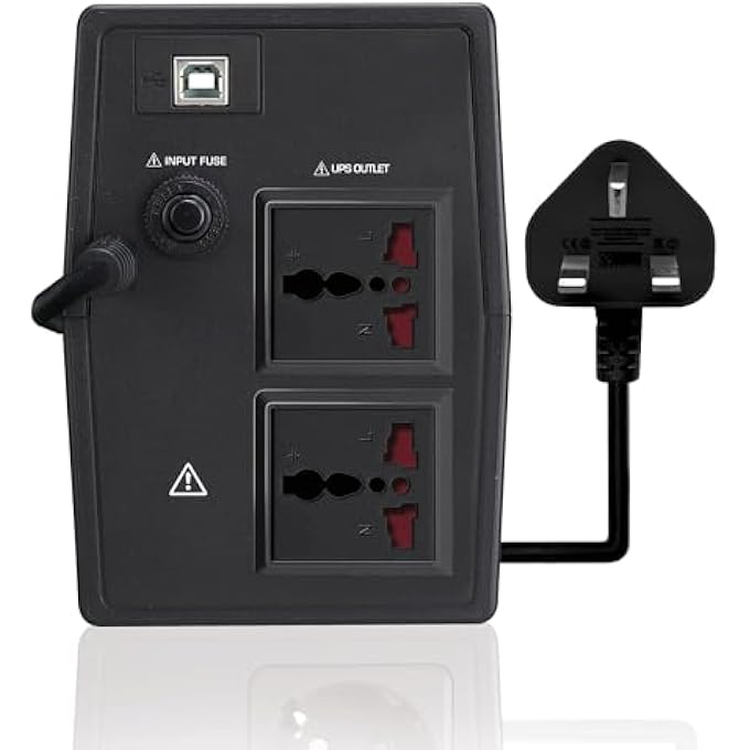 TECNOWARE UPS ERA PLUS 1200 TOGETHER ON - UNINTERRUPTIBLE POWER SUPPLY - 2 UNIVERSAL OUTPUT SOCKETS - AUTONOMY UP TO 20 MIN WITH 1 PC OR 60 MIN WITH MODEM ROUTER - POWER 1200 VA - Image 2