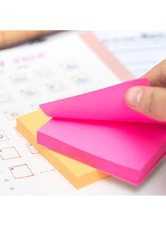 ديلي Ea02202 ملاحظات لاصقة 100 ورقة مقاس 76×51 مم متعددة الألوان - Image 4
