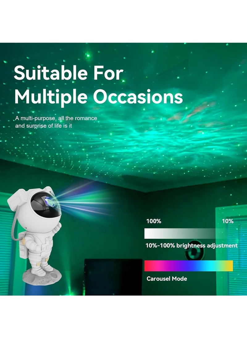 Lukadah - Astronaut Star Projector Galaxy Night Light - Astronaut 360° Rotation Magnetic Space Projector, Starry Nebula Ceiling LED Lamp with Timer and Remote, Kids Room Decor Aesthetic, for Birthdays, Valentine's Day - Image 1