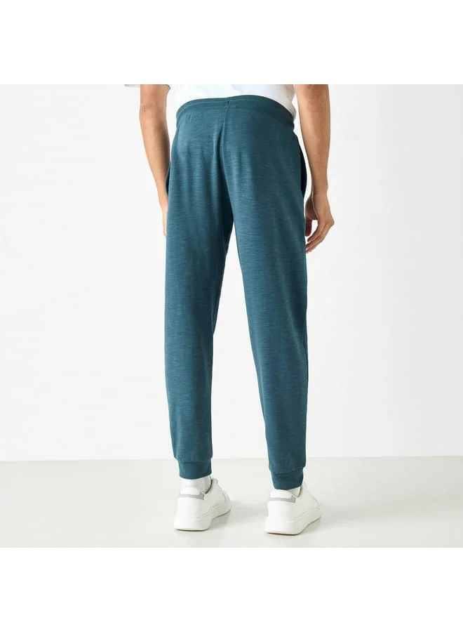 Kappa Kappa Plain Joggers with Drawstring Closure and Pockets