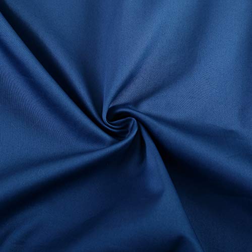 Evolive New 300TC Thread Count 100% Cotton Body Pillow Cover/Case Replacement with Hidden Zipper Closure 21"x54" (Navy) - Image 5