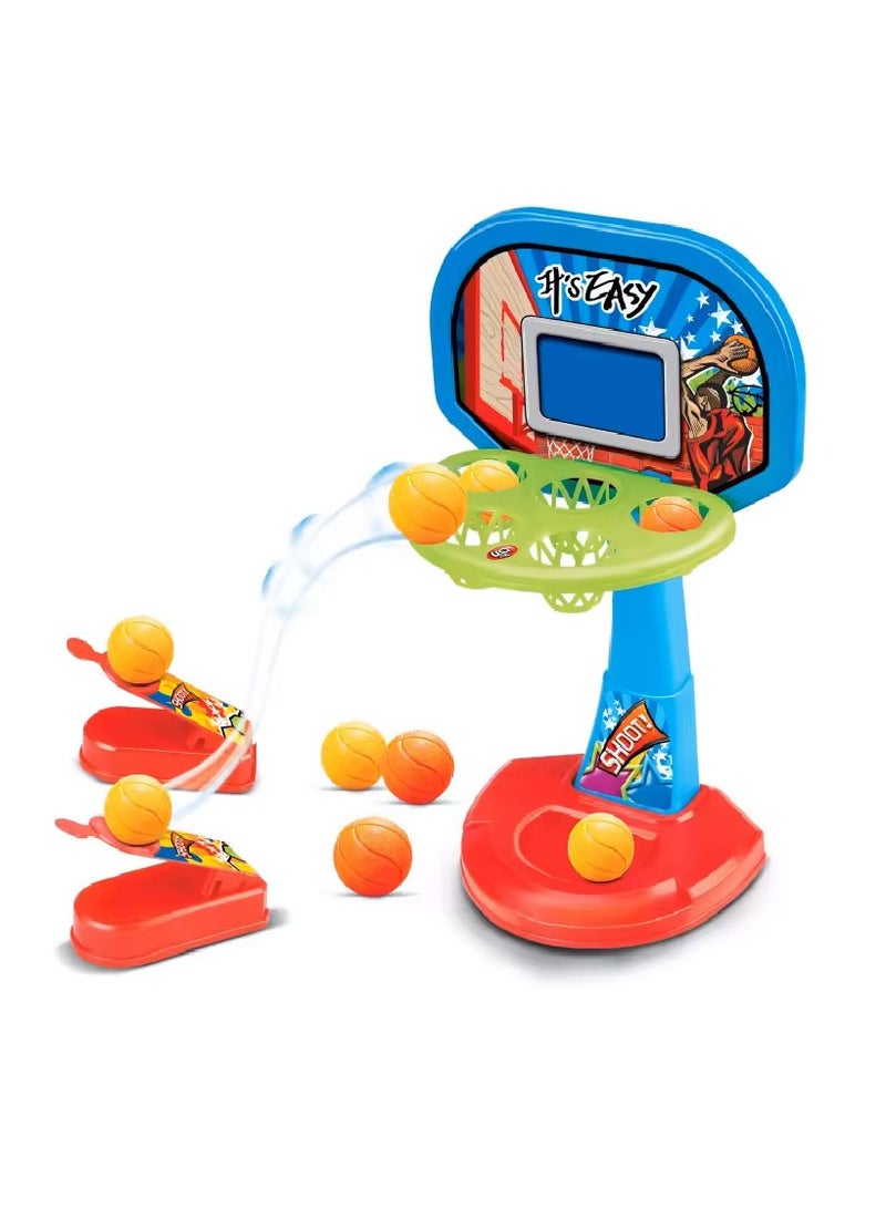 زيني لعبة رمي الكرات مع حامل كرة السلة - Image 3