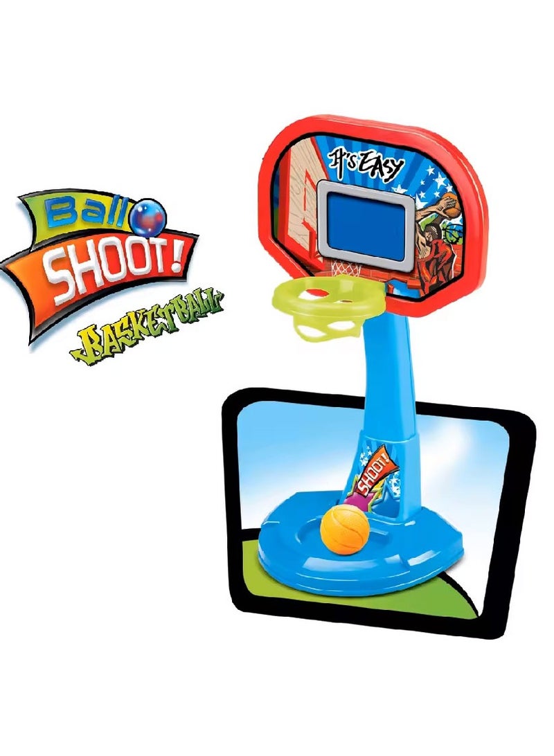زيني لعبة رمي الكرات مع حامل كرة السلة - Image 2
