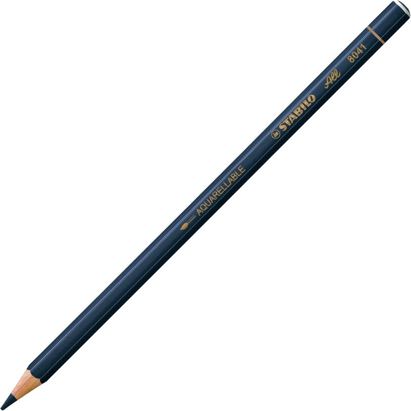 STABILO ALL Pencil - Blue, Water-Soluble Graphite Color Pencil - Image 1