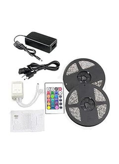 10m Adhesive LED Light String Of 600 Bulbs With Remote Control And Energy Saver Adapter 12v, 16 Colors