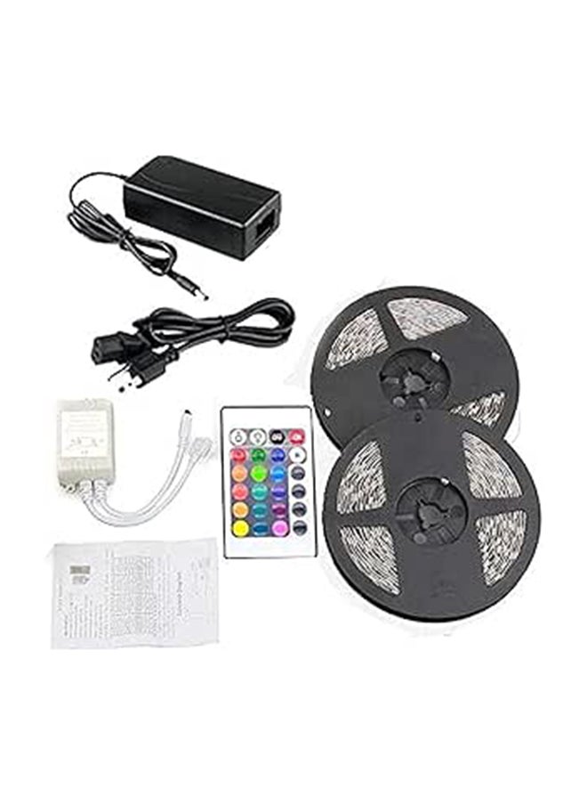 Generic - 10m Adhesive LED Light String Of 600 Bulbs With Remote Control And Energy Saver Adapter 12v, 16 Colors - Image 1