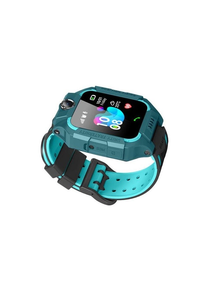 Gcom - E06 Waterproof Kids Smartwatch – Blue Edition | LBS Tracker, SOS, Camera, Games, and Music – Perfect Gift for Boys and Girls (Ages 3-12) - Image 1