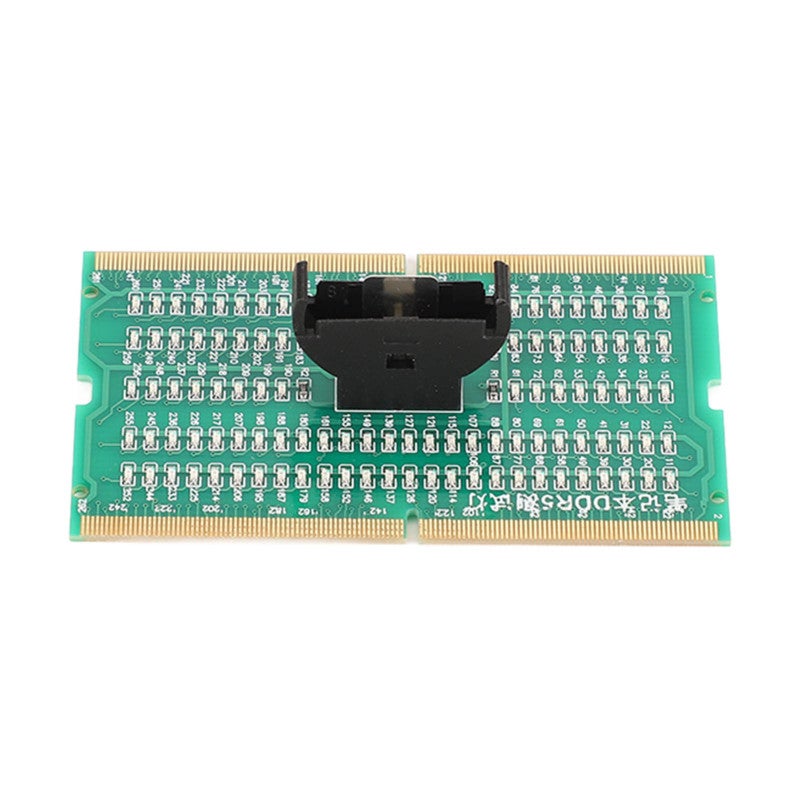 جهاز اختبار DDR5: مادة لوحة الدوائر المطبوعة (PCB)، لا يتطلب مصدر طاقة خارجي - مؤشر LED لإظهار نتائج الاختبار بوضوح، جهاز اختبار فتحة ذاكرة DDR5 لإصلاح اللوحة الأم وتشخيص أعطال الكمبيوتر - Image 5