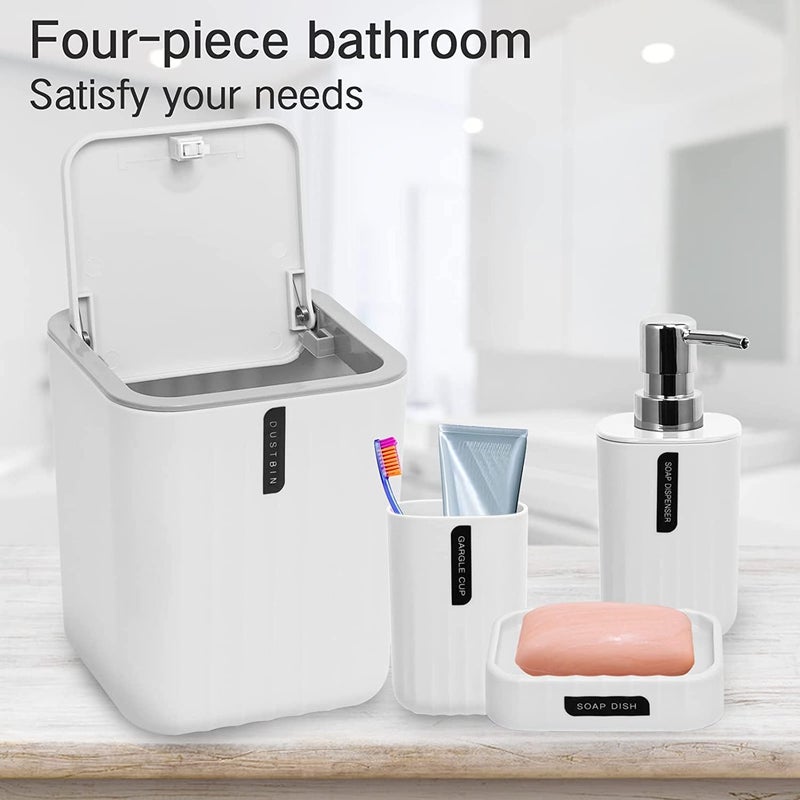 سانيتاري ويرز ويندو مجموعة أدوات الحمام من SANITARY Ware - 4 قطع، أبيض، AR-435-8 - Image 4