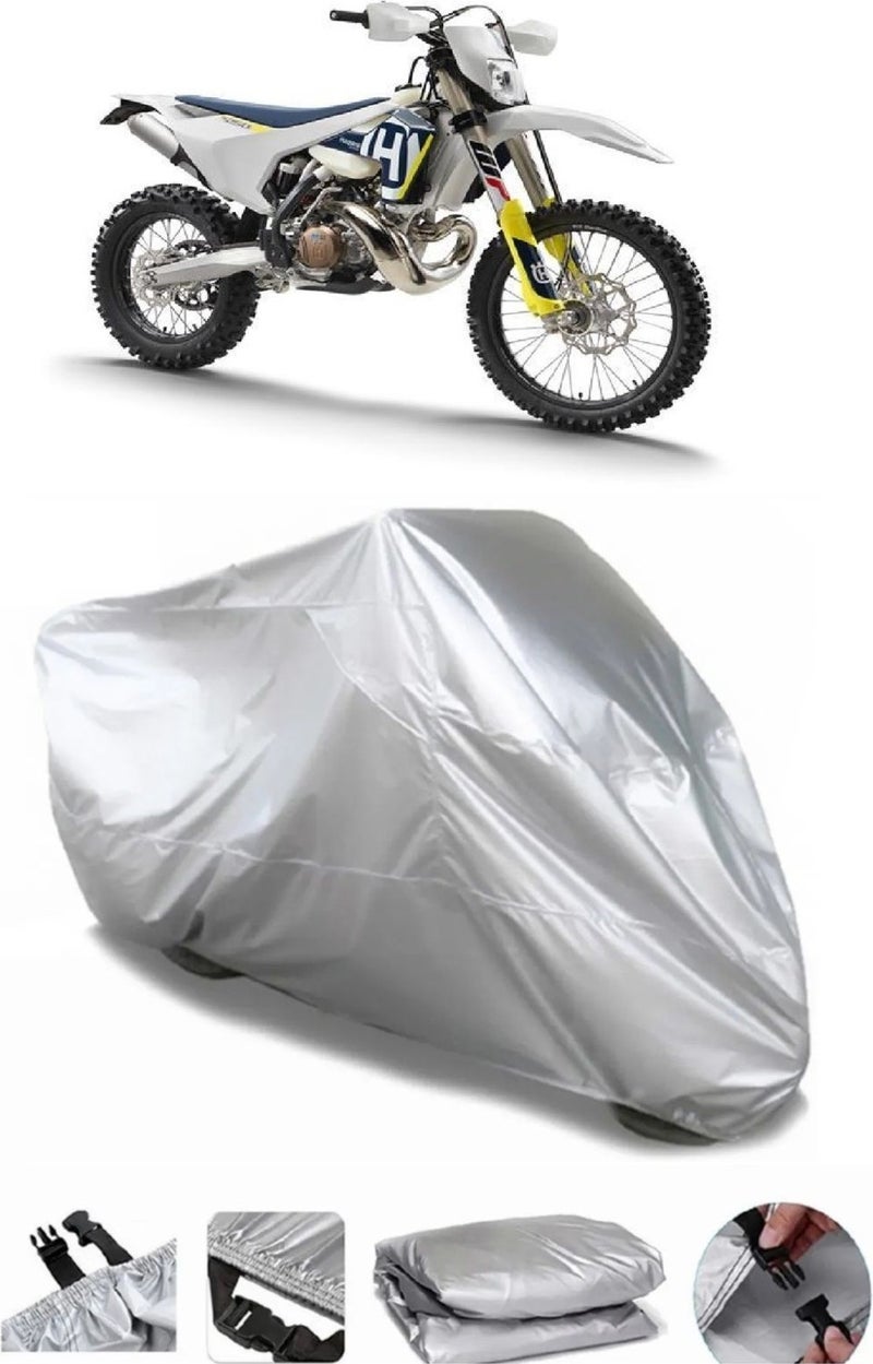 Breen Husqvarna Te 250I Grey Waterproof Motorcycle Cover Premium - Image 1
