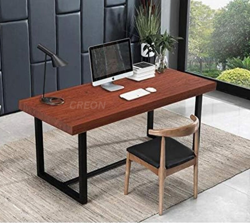 CREON Red Brown Wood Contact Paper for Desk Cabinet Drawer Shelf Countertops Wall (RED Brown Wood, 24X96 Inch) - Image 3