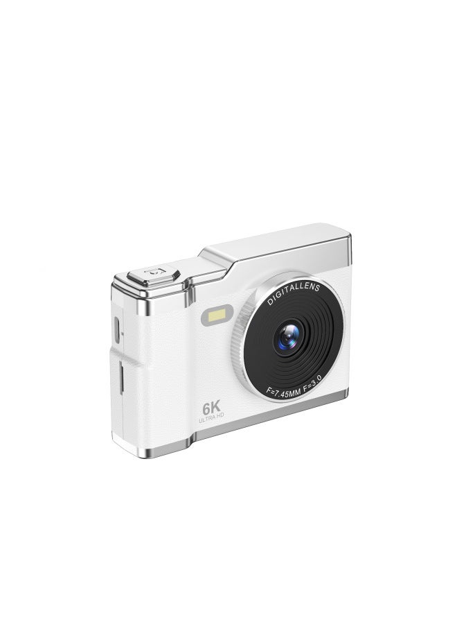 Generic Source  Student Ccd Portable Campus Mini Camera Retro Portable Carry-on Belt-Body Color:White  - Image 1