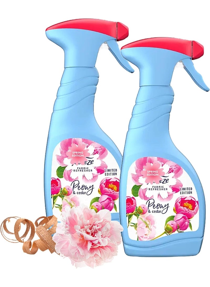 Febreze Fabric Refresher Peony & Cedar Scent 500ml - Pack of 1 - Image 2