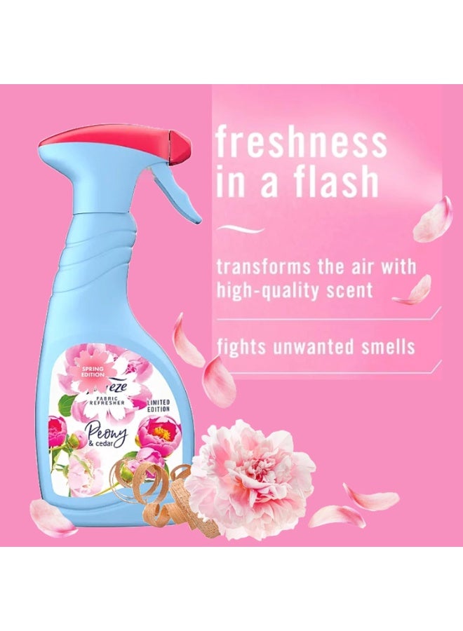 Febreze Fabric Refresher Peony & Cedar Scent 500ml - Pack of 1 - Image 5