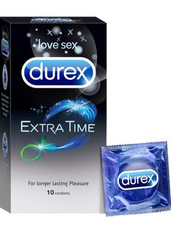 Durex Play 10-Piece Extra Time Condoms  - Image 1