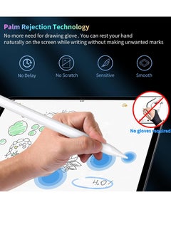 Generic Stylus Pen for iPad 9 & 10th Generation with Palm Rejection, Active Pen Compatible with iPad 10/9/8/7/6th Generation, iPad Air 5/4/3rd Generation, iPad Pro 11 & 12.9 Inch, iPad Mini 6/5th Generation.  - Image 4