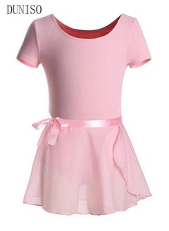 DUNISO Girls Ballet Dresses Leotards with Skirt Dance Dress Ballerina Tutu Outfit Cotton Dress Ballet Skirt Mini Skirt Princess Dresses Dance Wear Clothes for Little Girl  - Image 2