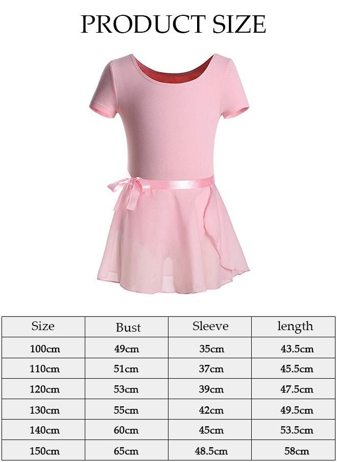 DUNISO Girls Ballet Dresses Leotards with Skirt Dance Dress Ballerina Tutu Outfit Cotton Dress Ballet Skirt Mini Skirt Princess Dresses Dance Wear Clothes for Little Girl  - Image 5