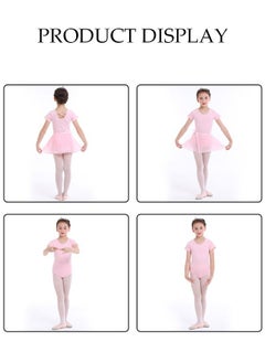 DUNISO Girls Ballet Dresses Leotards with Skirt Dance Dress Ballerina Tutu Outfit Cotton Dress Ballet Skirt Mini Skirt Princess Dresses Dance Wear Clothes for Little Girl  - Image 3