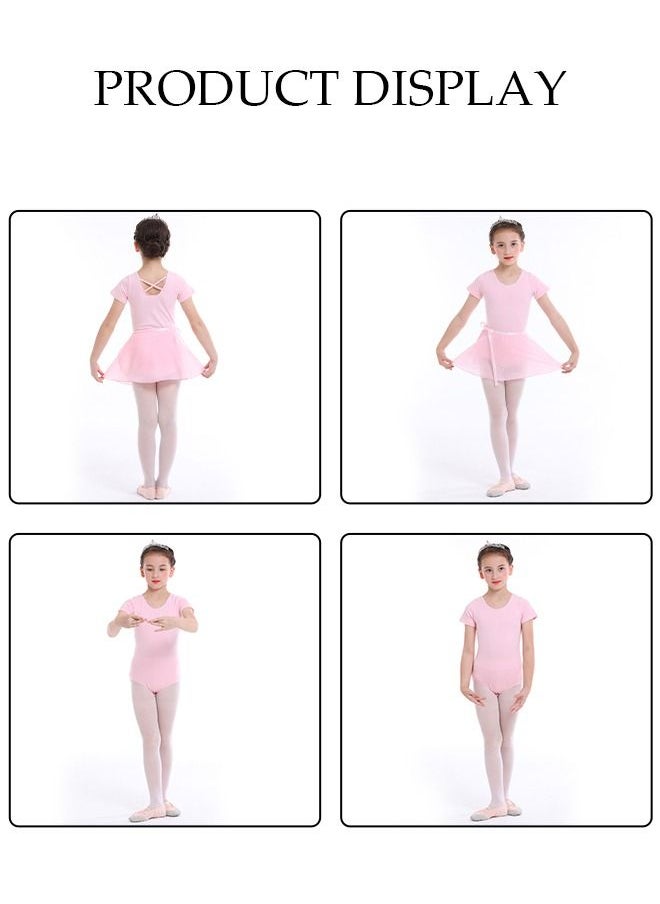 DUNISO Girls Ballet Dresses Leotards with Skirt Dance Dress Ballerina Tutu Outfit Cotton Dress Ballet Skirt Mini Skirt Princess Dresses Dance Wear Clothes for Little Girl  - Image 3