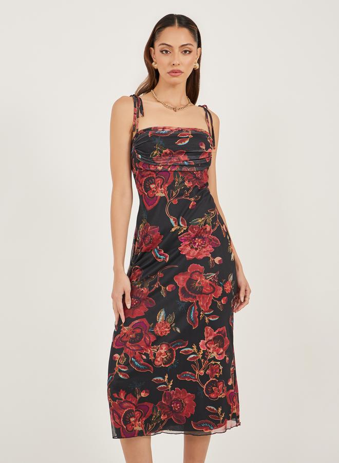 Styli Floral Print Dress - Image 3