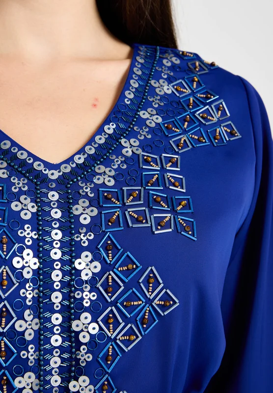 Amri Embroidered A-line Dress
