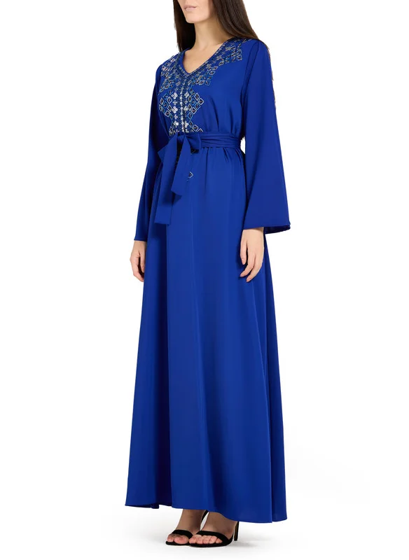 Amri Embroidered A-line Dress