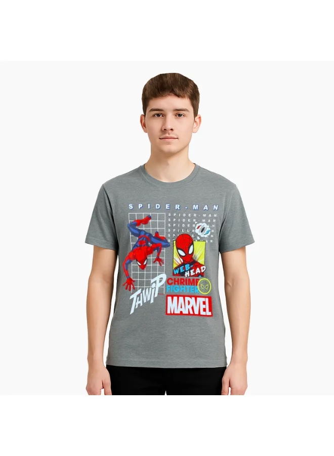 مارفل Marvel Spiderman  Boy's Short Sleeve T-Shirt