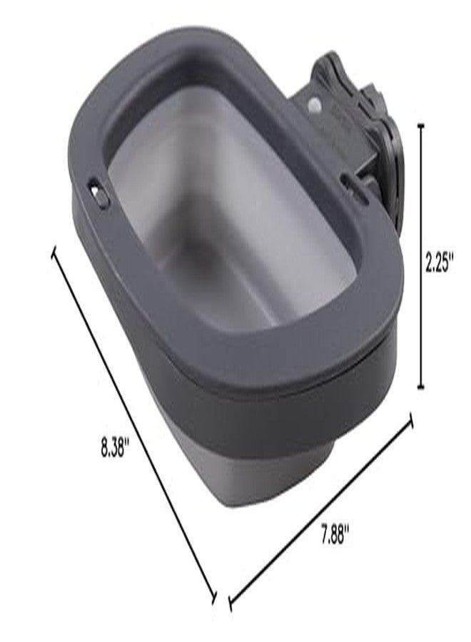 ديكساس وعاء ديكساس بوبوير للحيوانات الأليفة القابل للطي، PW275432429، رمادي فاتح، مستطيل - Image 5