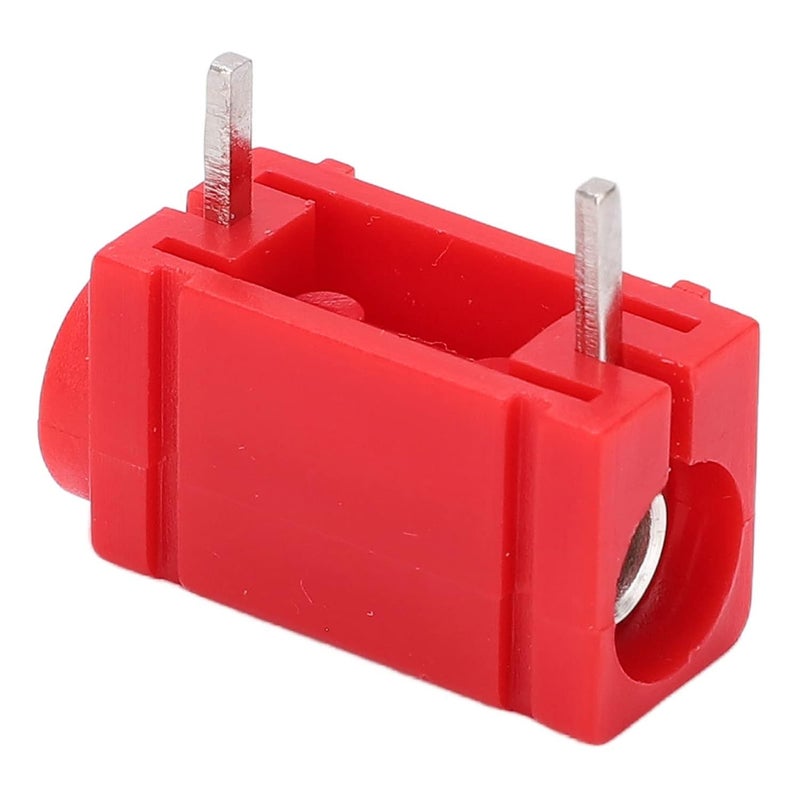 Professional Plated Brass PCB Panel Banana Socket 4mm 5pcs Red for Multimeter Circuit Test - Image 1