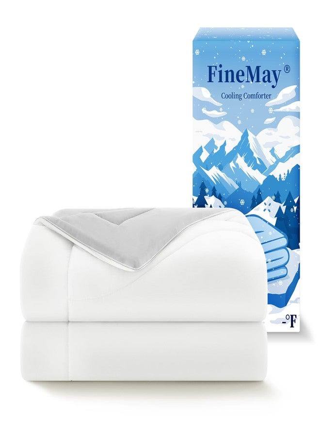 FineMay Comforter (108''x90'', White)