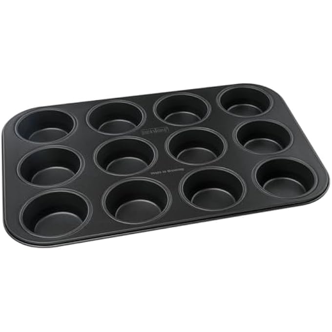 Zenker 12 Cup Muffin Tin Black - Image 1