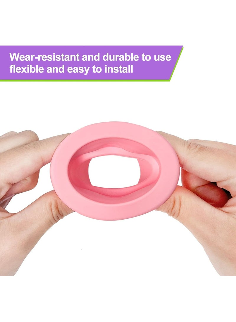 Oasisgalore 6 pcs Universal Fit Drain Pipe Hose Silicone Plug,Bathroom Kitchen Laundry Sewer Seal Ring,Washing Machine Drain Hose Seal Kit for Bathroom Kitchen Cleaning Tools (Multicolor Series)  - Image 5