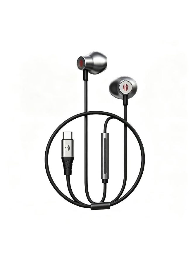 RedMagic Headphone with Type-C port The headphone comes with soft ear tips to fit different ear sizes, dedicated for gaming - Image 1