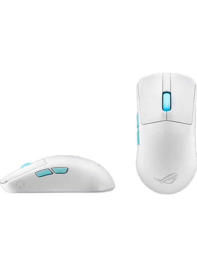 ROG Dragon Scale Ace Aimpoint36K Sensor Wireless Gaming Mouse Lightweight 54G Bluetooth Tri-Mode Mouse Symmetrical Hand-Shaped Rgb Lighting Moon White - Image 1
