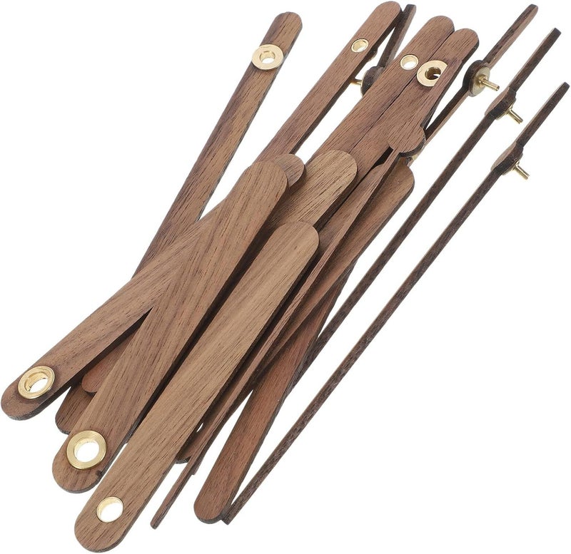 Walnut Clock Hands For Repair 5 Sets 13.5CM Easy To Install Craft - Image 1