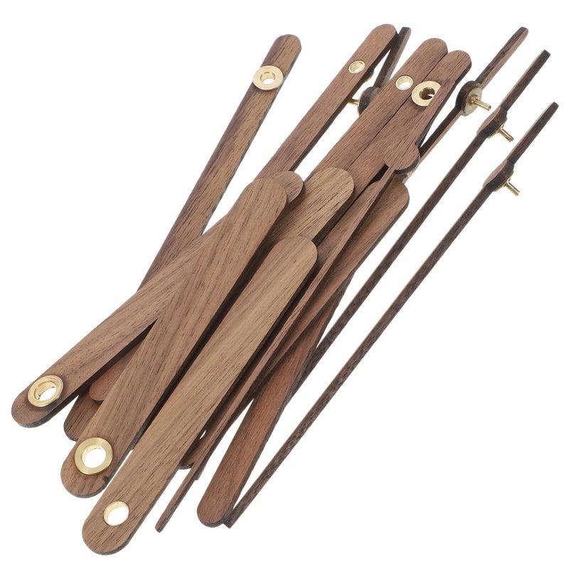 Walnut Clock Hands For Repair 5 Sets 13.5CM Easy To Install Craft - Image 2