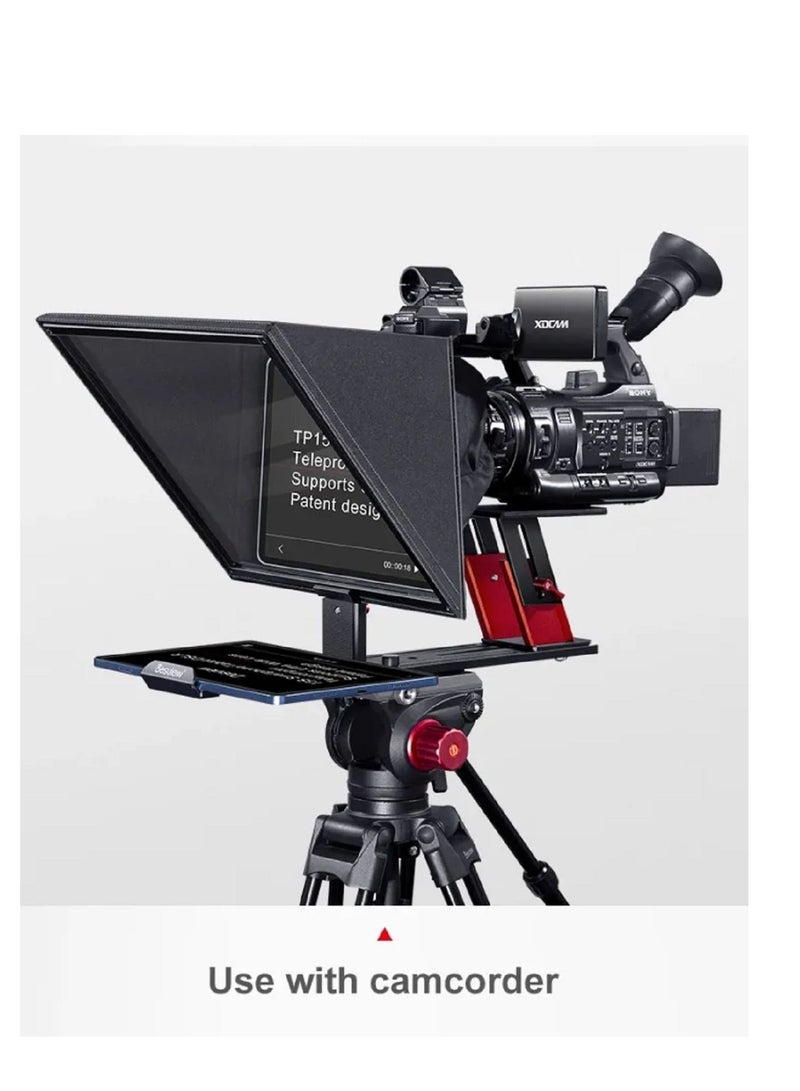 Desview TP150 teleprompter With Portable Case and Remote Controller and Exclusive APP