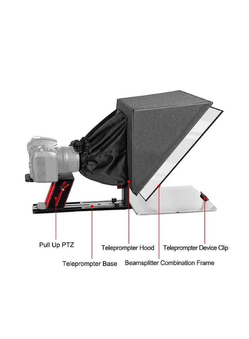 Desview TP150 teleprompter With Portable Case and Remote Controller and Exclusive APP