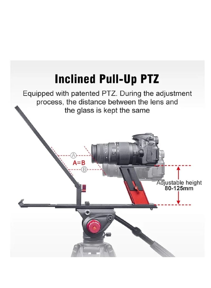Desview TP150 teleprompter With Portable Case and Remote Controller and Exclusive APP