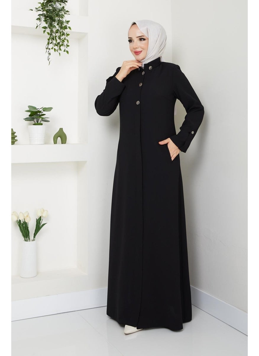 Summer Women's Hijab Topcoat Abaya Buttoned 4915 - pzsku/Z24AC03C5D1DD50423E56Z/45/_/1738060256/54a06618-2d83-4325-a96c-a3cb87de84ef