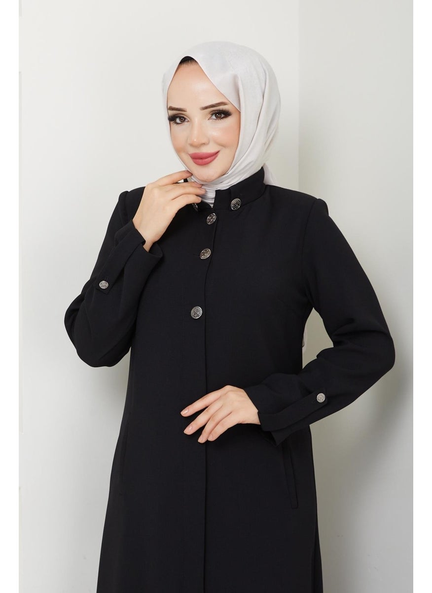 Summer Women's Hijab Topcoat Abaya Buttoned 4915 - pzsku/Z24AC03C5D1DD50423E56Z/45/_/1738060315/036f98f4-d4a8-410f-a6ff-2ed4aba433c5