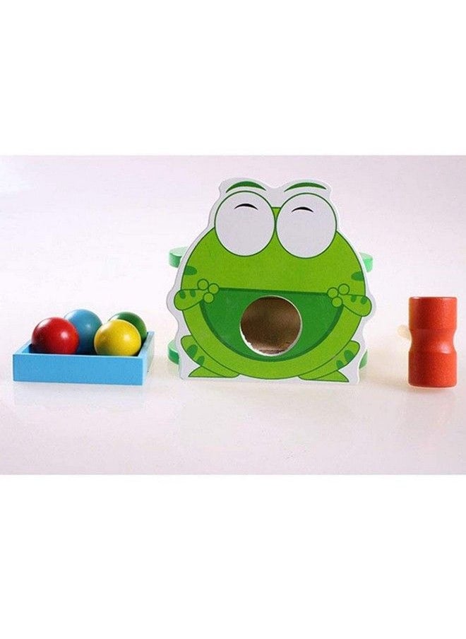 Skywalk - Wooden Hammer And Peg Toy Frog Pounding Bench Toy Educational Toy For Toddlers Kids - Image 1