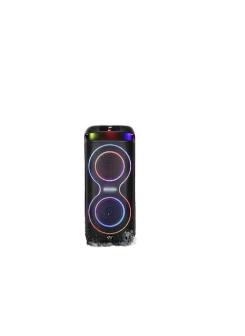 Subwoofer Built-in battery equipped with Bluetooth technology - memory card port - USB port and - mic port - with microphone - with RGB light  model- ZR-1092H - Black